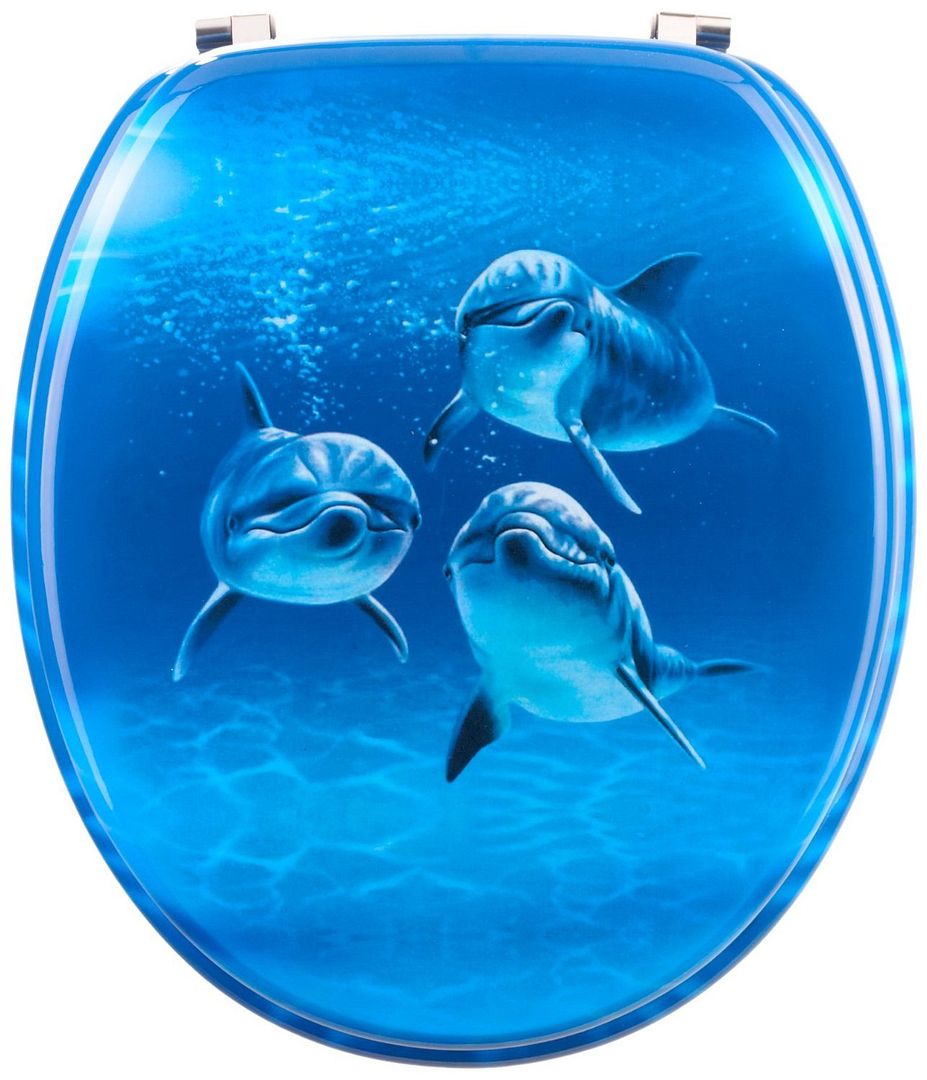 Novelty Toilet Seat WC Printed Funky Pattern Fabulous Crazy Design MDF